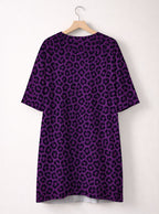 Purple Leopard Sleep Tee