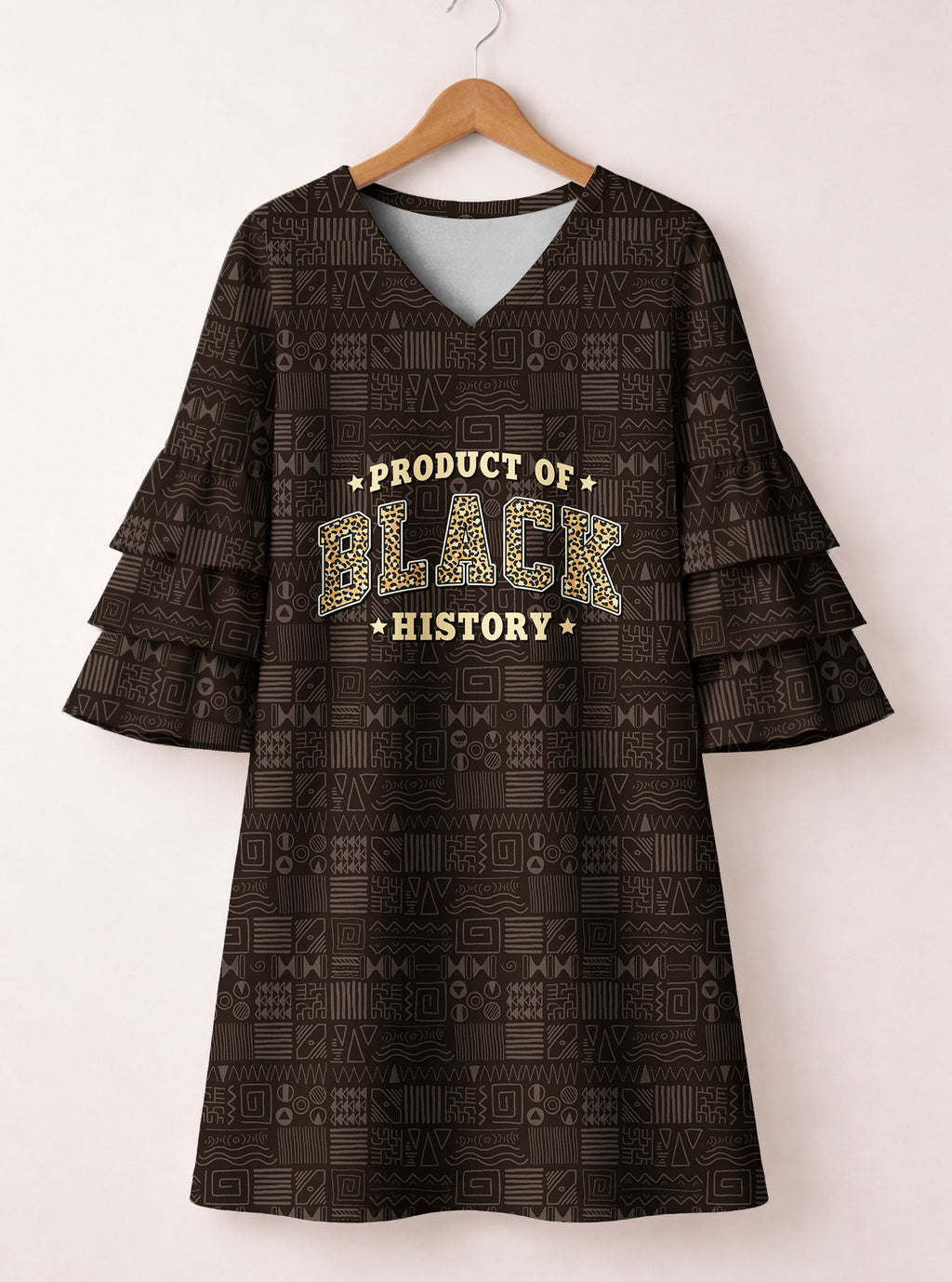 Legacy Stacked Ruffle Sleeve Dress