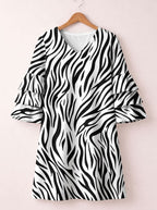 "Milia" Stacked Ruffle Sleeve Dress