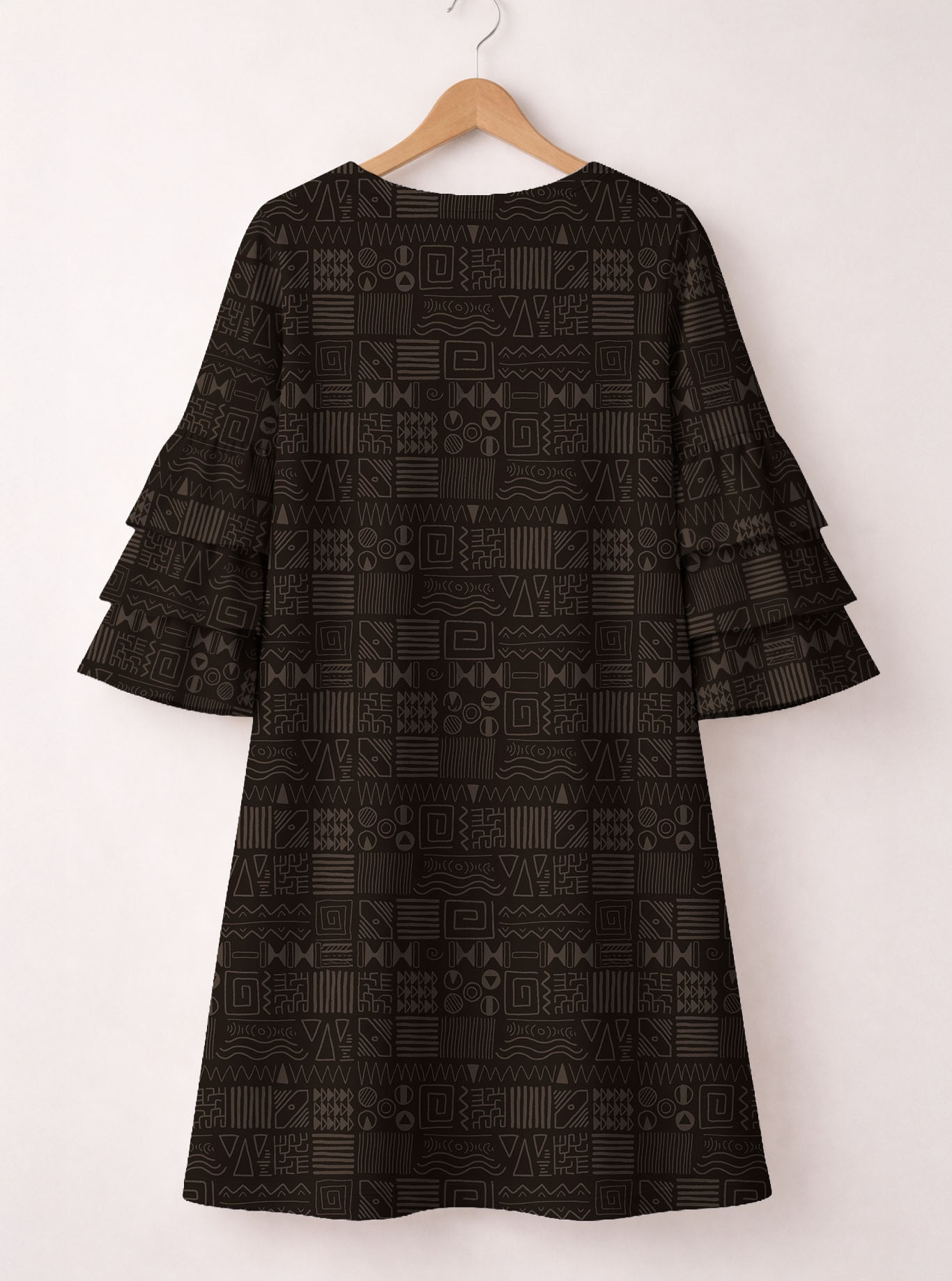 Legacy Stacked Ruffle Sleeve Dress