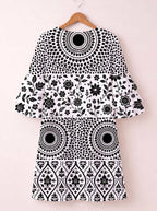 "Mwanga" Stacked Ruffle Sleeve Dress Promo