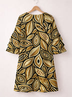 Ashanti Stacked Ruffle Sleeve Dress