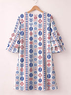 "Uhuru" Stacked Ruffle Sleeve Dress
