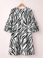 "Milia" Stacked Ruffle Sleeve Dress