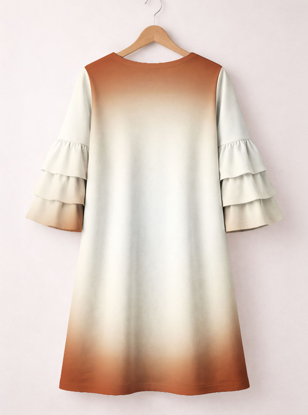 Shine Unbound Stacked Ruffle Sleeve Dress
