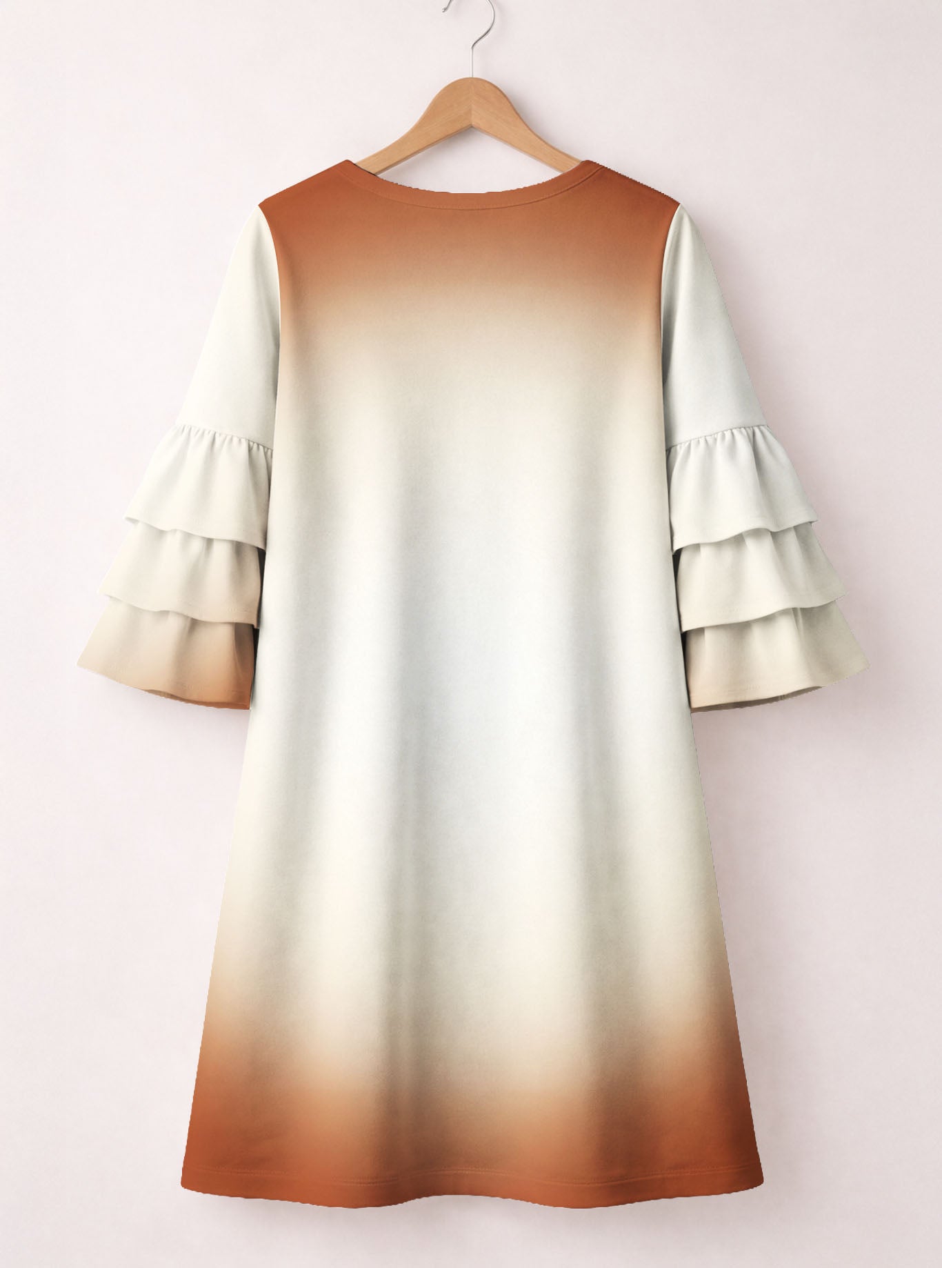 Shine Unbound Stacked Ruffle Sleeve Dress