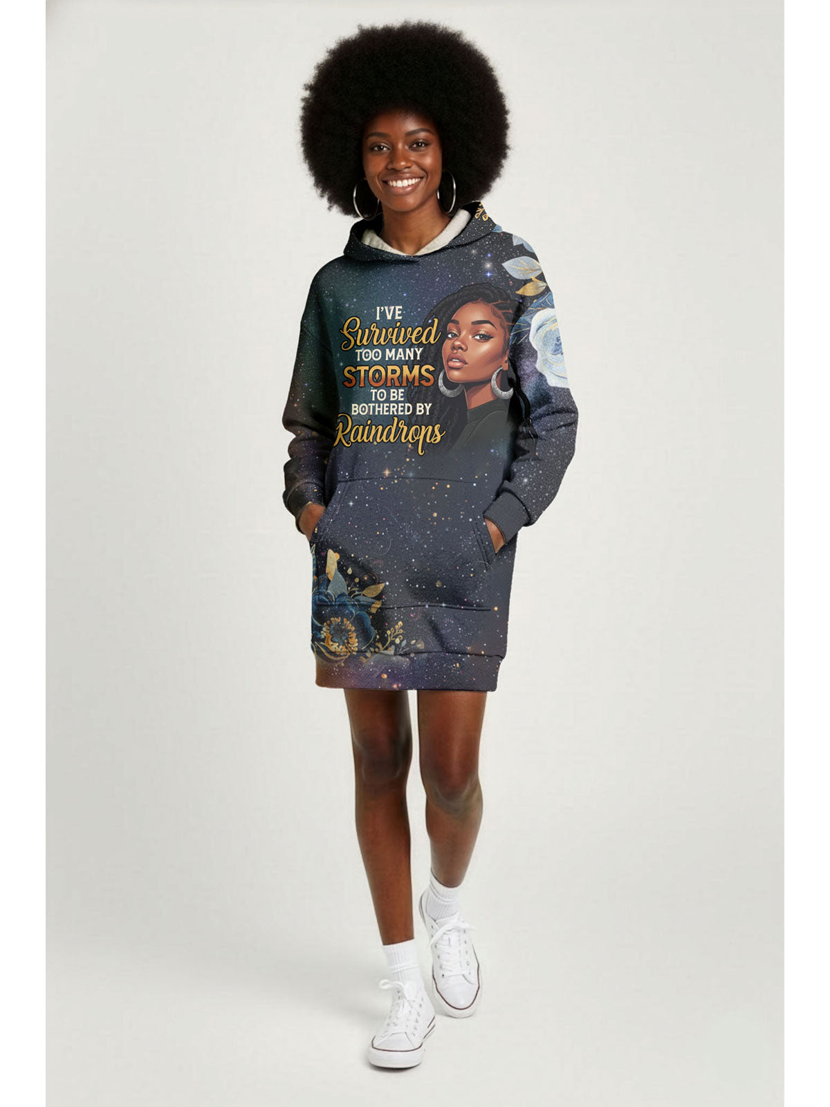"Nyota" Hoodie Dress