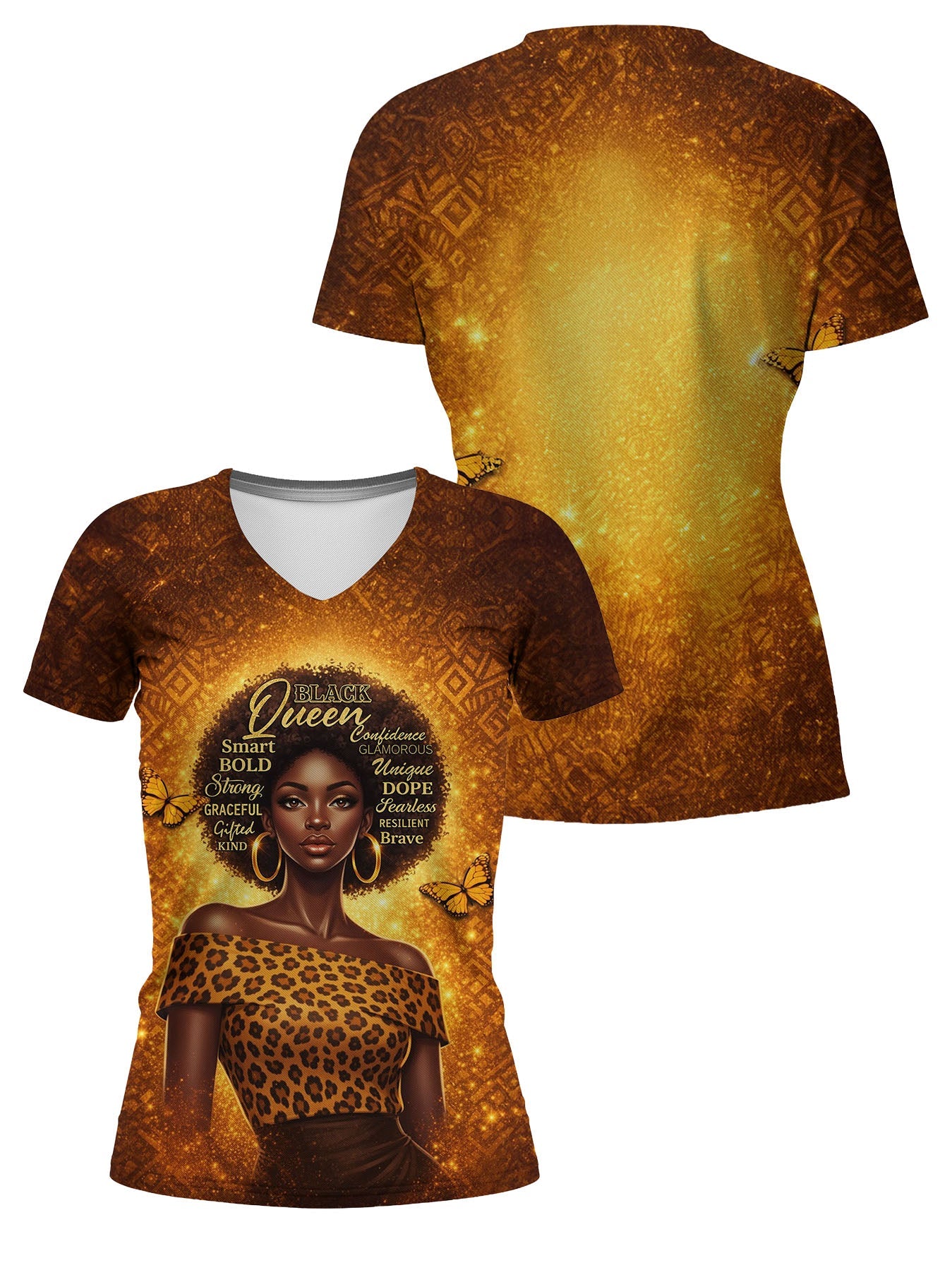 "Amara" V-Neck T-Shirt