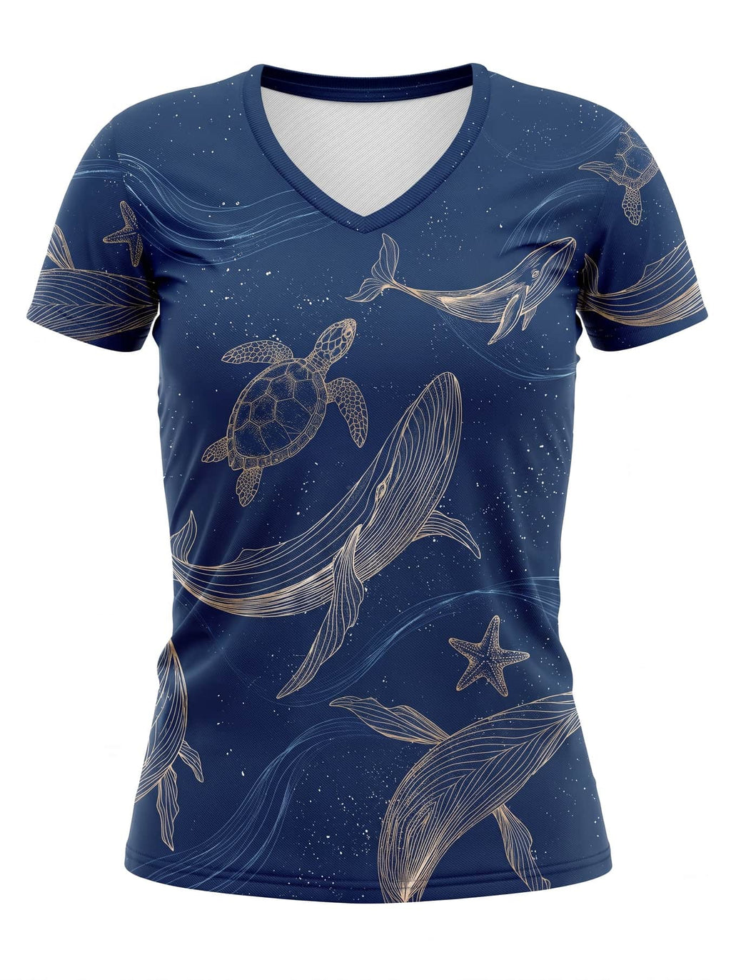 "Pwani" V-Neck T-Shirt