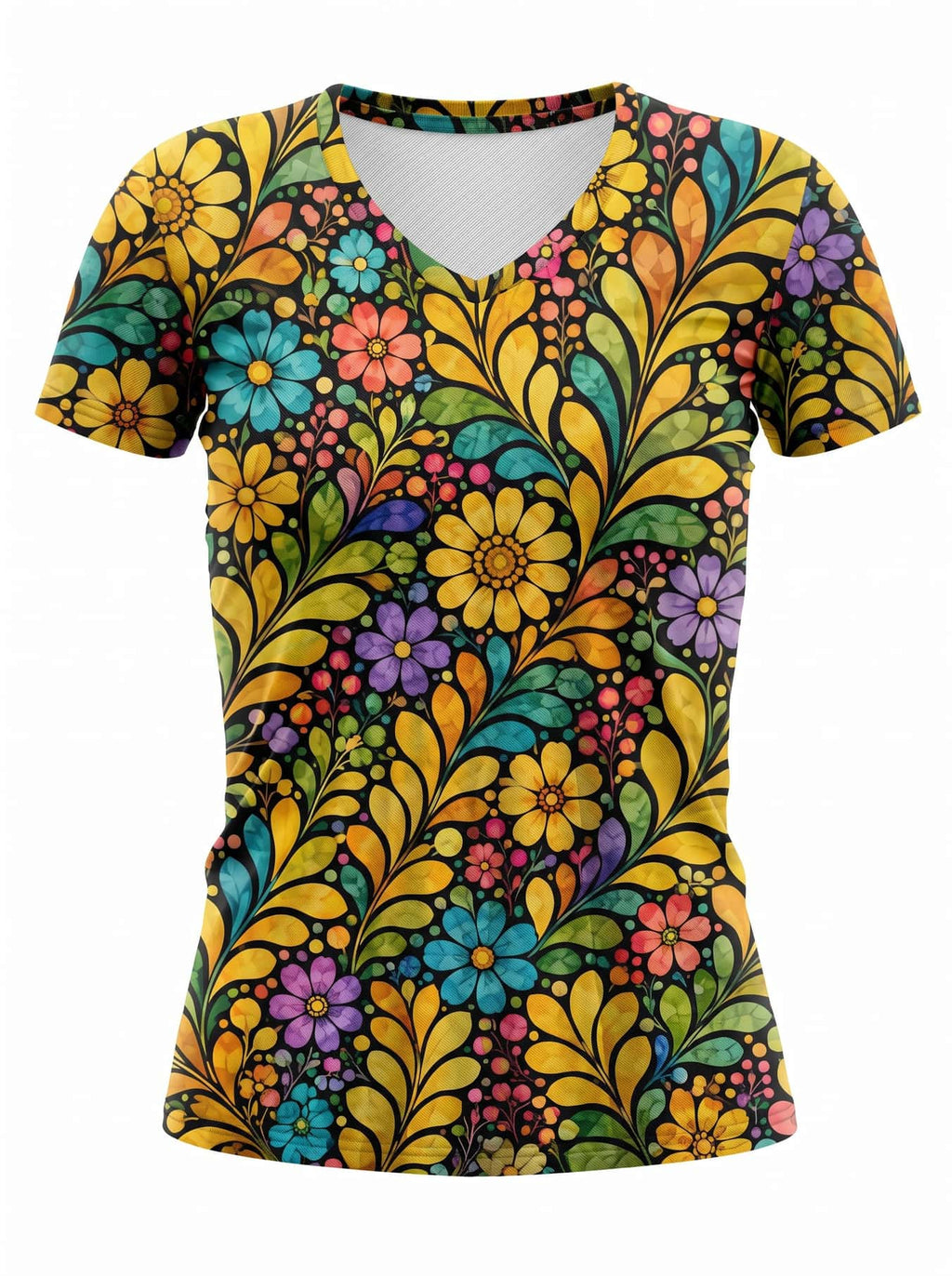 "Njano" V-Neck T-Shirt