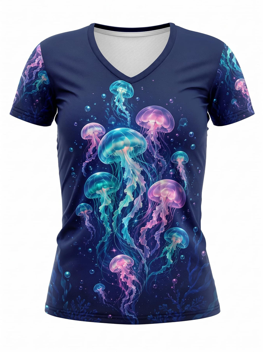 "Bahari" V-Neck T-Shirt