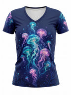 "Bahari" V-Neck T-Shirt