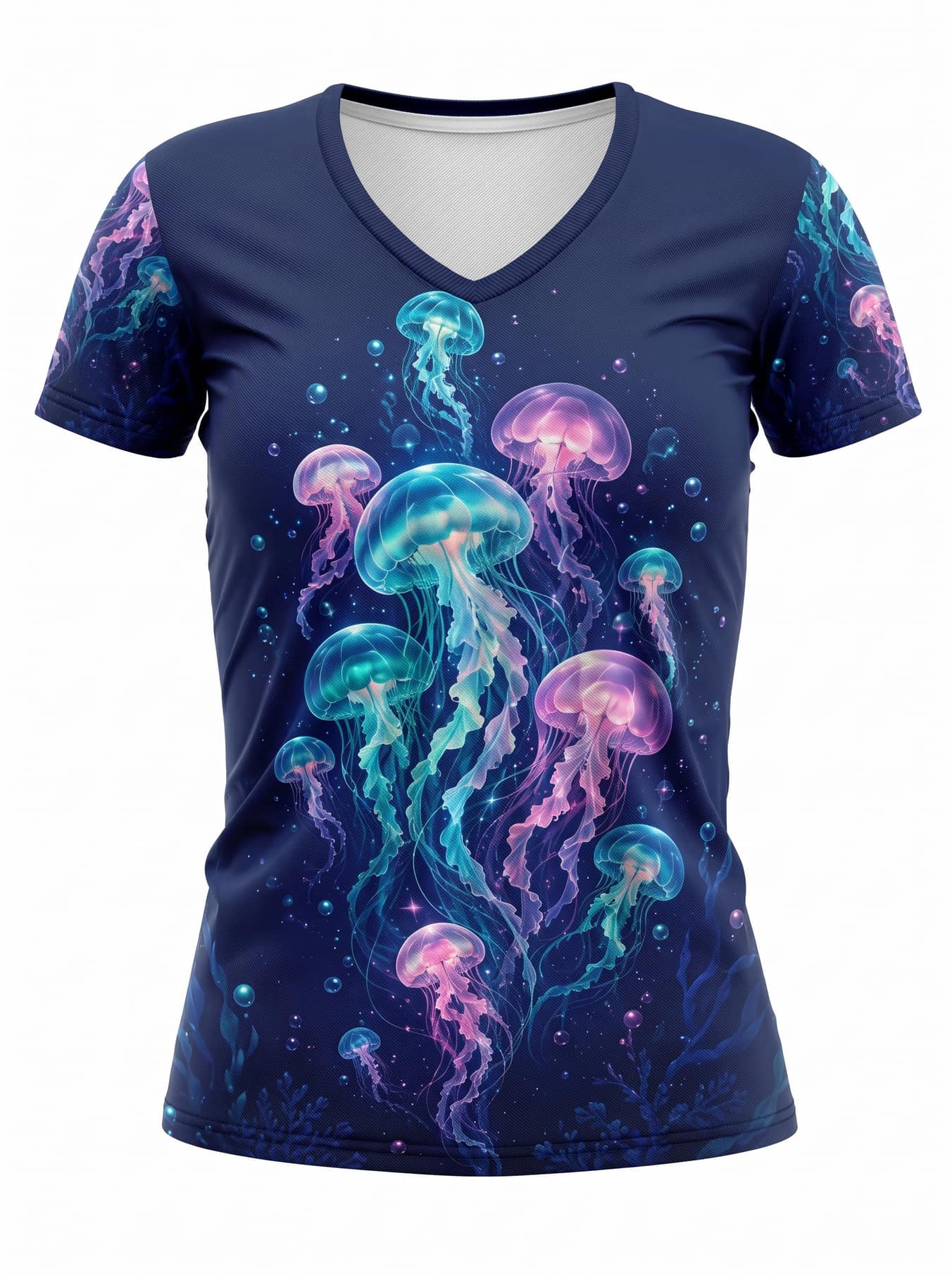 "Bahari" V-Neck T-Shirt