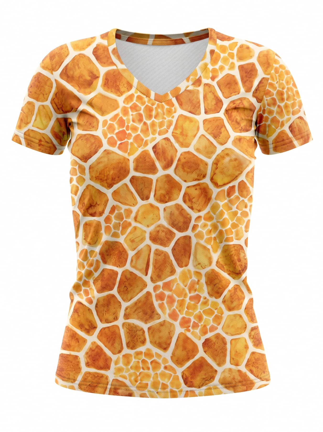 "Twiga" V-Neck T-Shirt