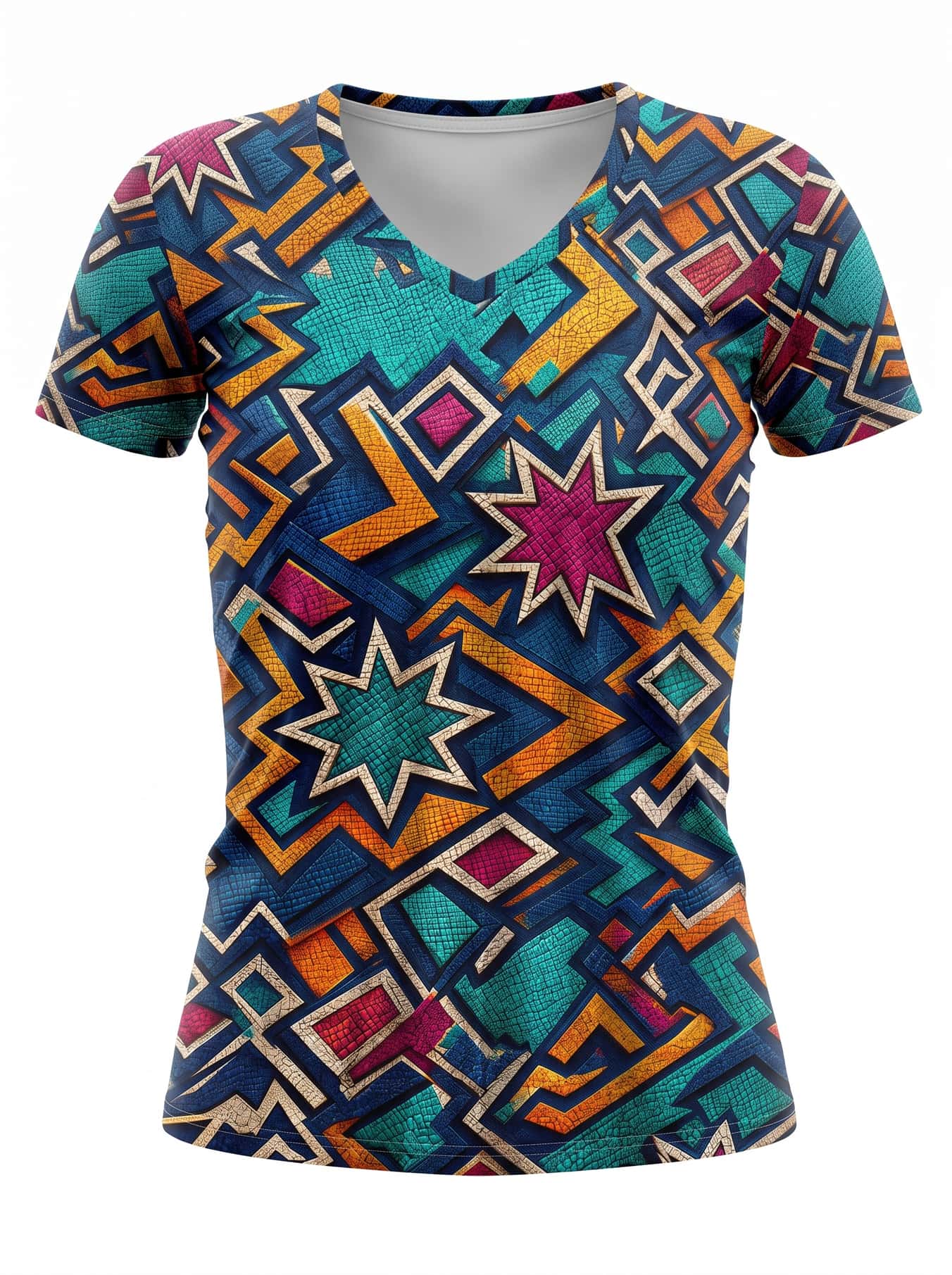 "Nuru" V-Neck T-Shirt