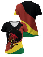 Black History V-Neck T-Shirt
