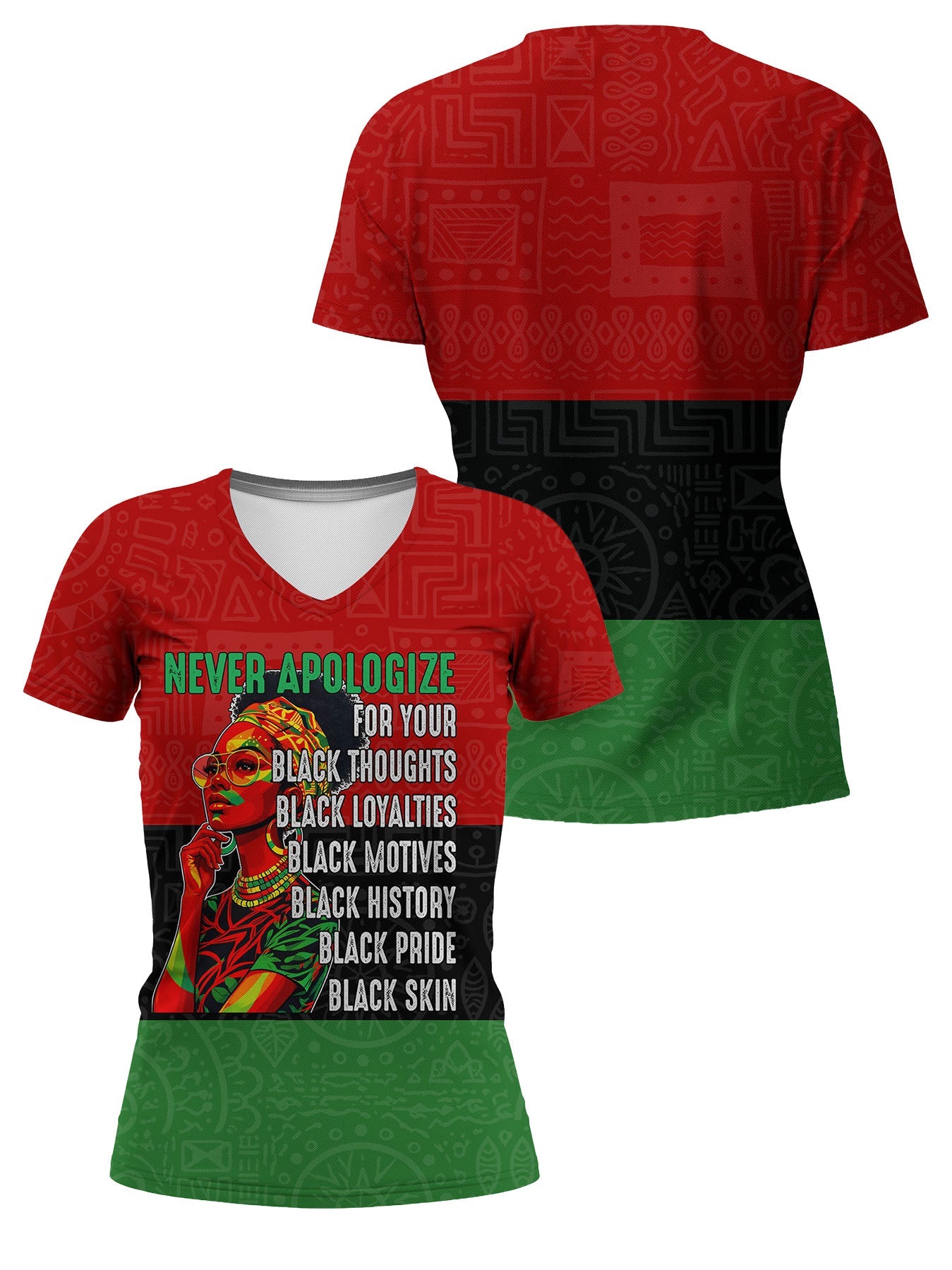 Unapologetic V-Neck T-Shirt