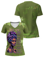 Green Orchid V-Neck T-Shirt
