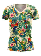 "Peponi" V-Neck T-Shirt