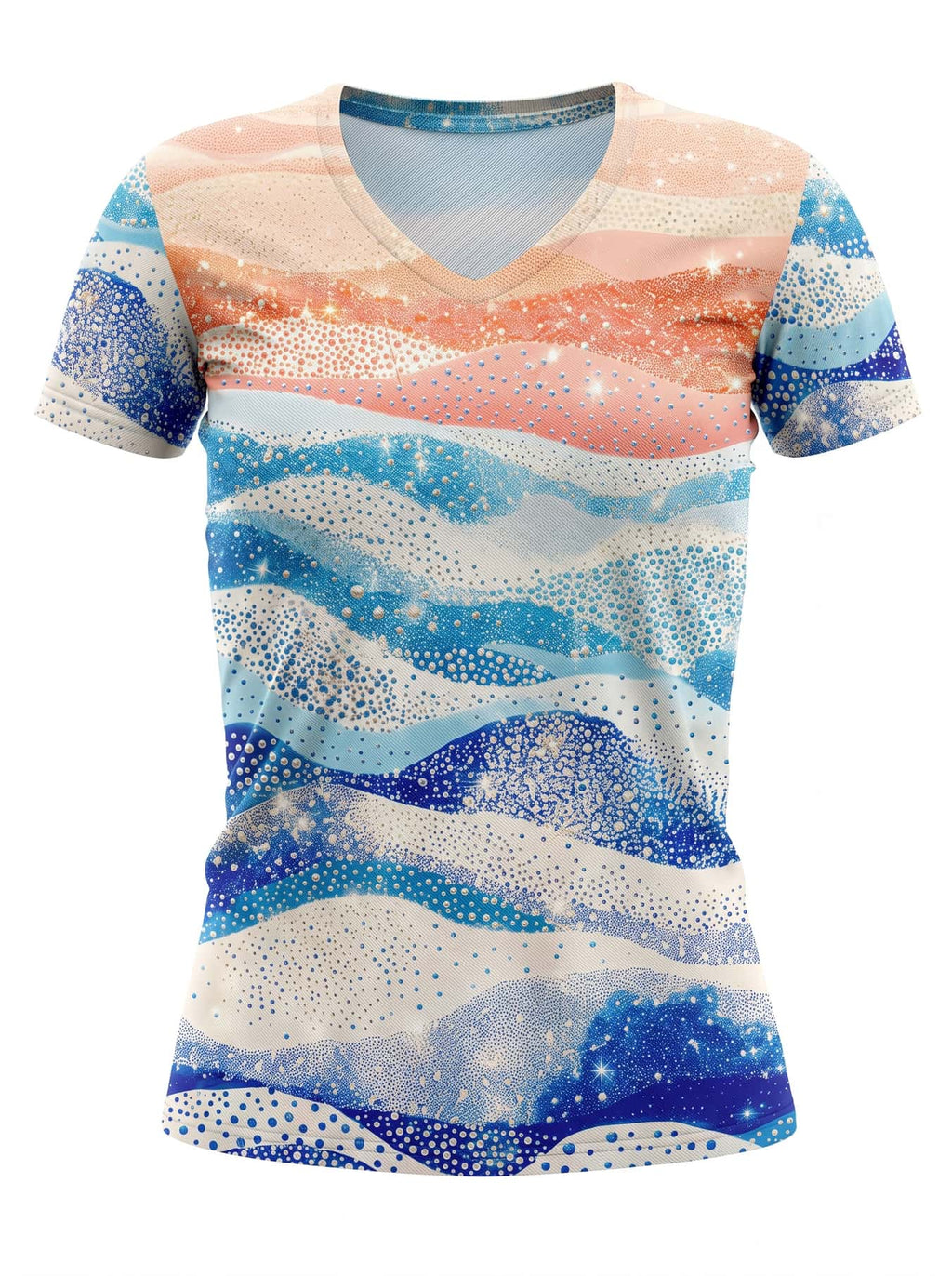 "Maji" V-Neck T-Shirt