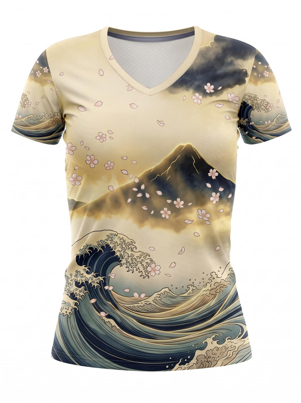 "Wimbi" V-Neck T-Shirt