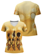 Ancestral Flame V-Neck T-Shirt