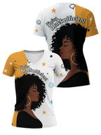 Feeling Blacknificient V-neck T-shirt