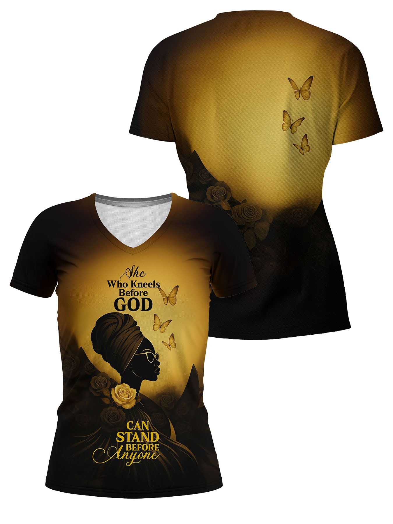 "Selah" V-Neck T-Shirt