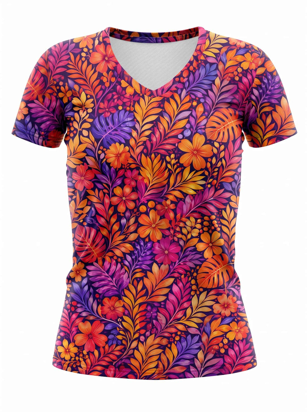 "Waridi" V-Neck T-Shirt