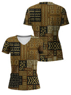 Sankofa V-Neck T-Shirt