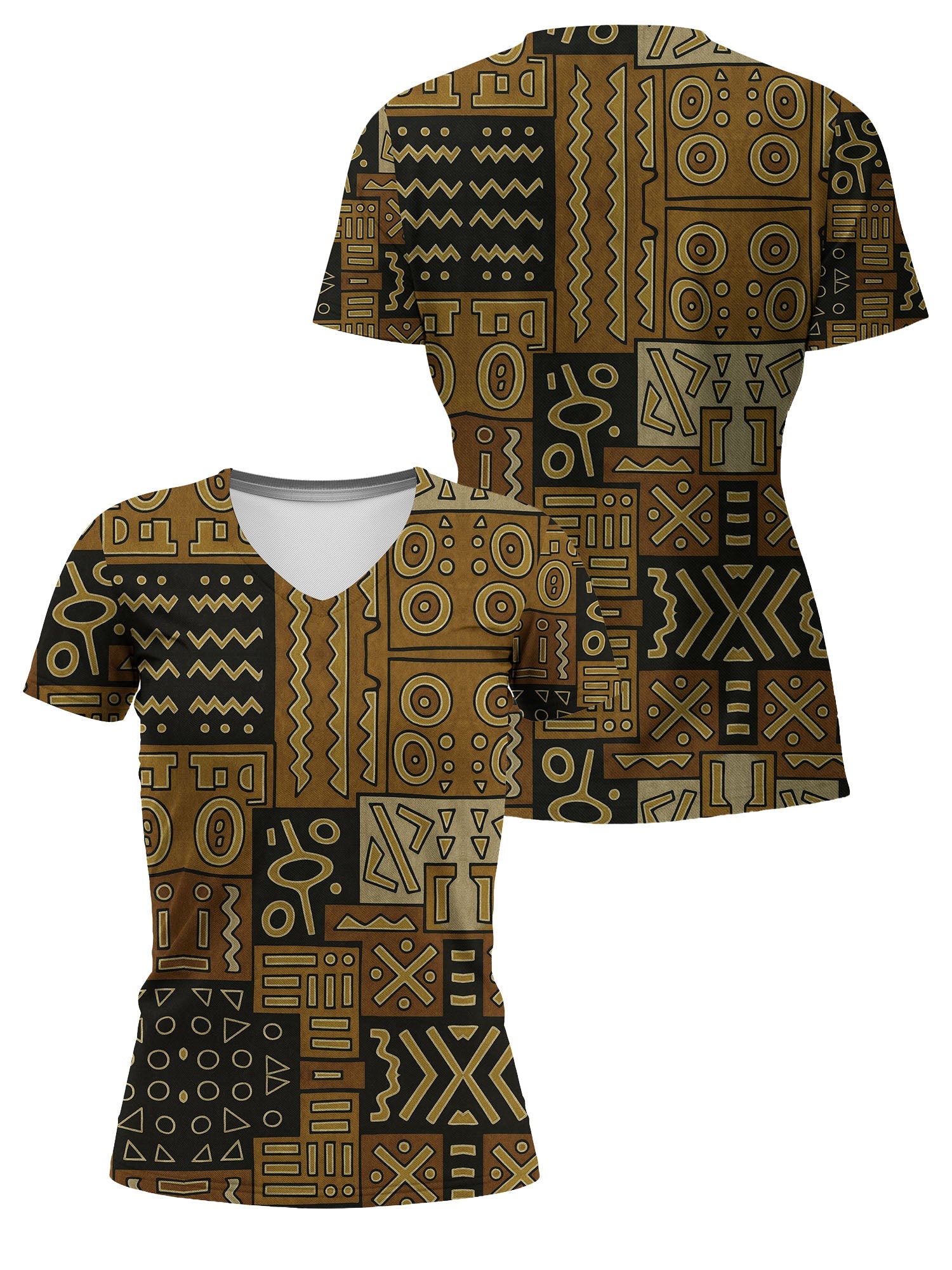 Sankofa V-Neck T-Shirt