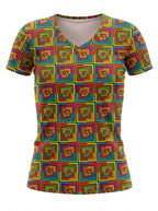 "Msonge" V-Neck T-Shirt