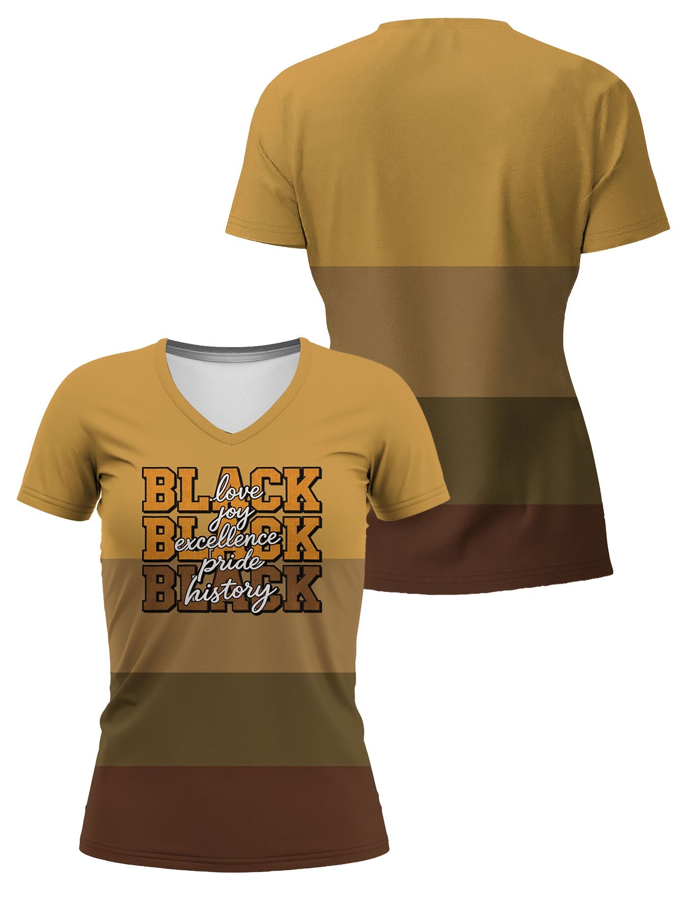 Black Excellence V-Neck T-Shirt