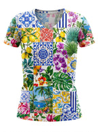 "Kisiwa" V-Neck T-Shirt