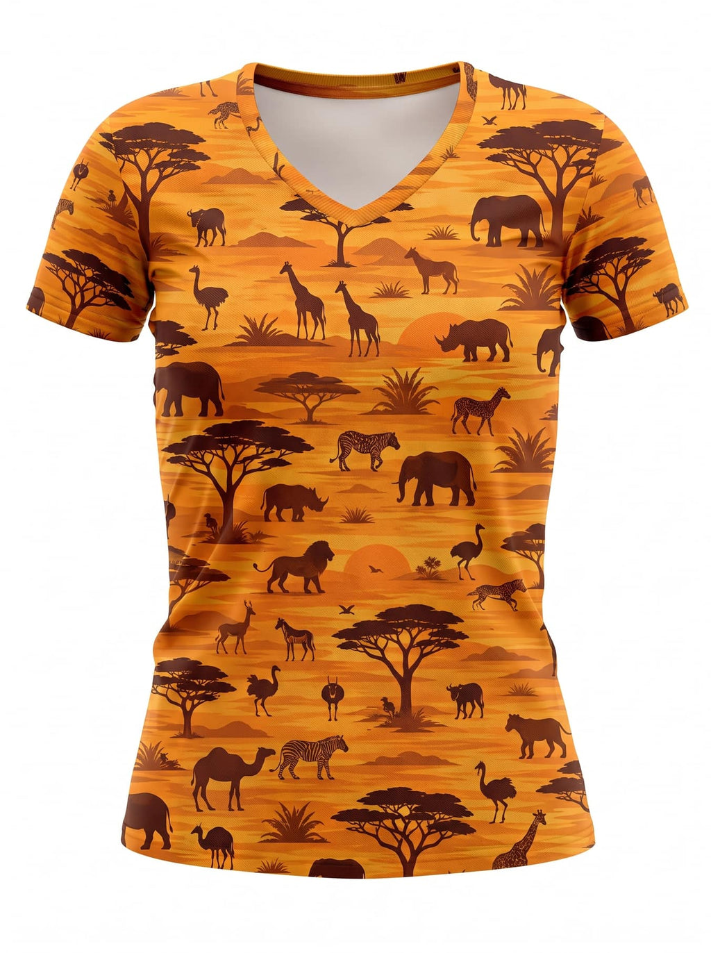 "Mbuga" V-Neck T-Shirt