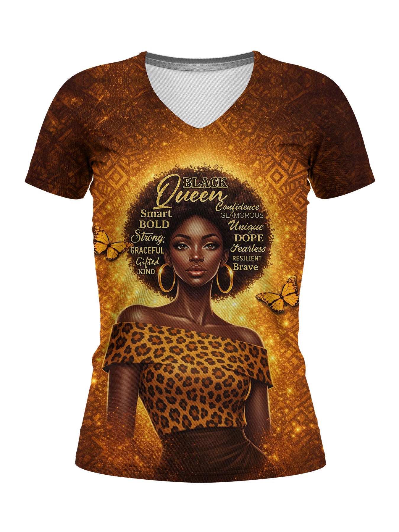 "Amara" V-Neck T-Shirt