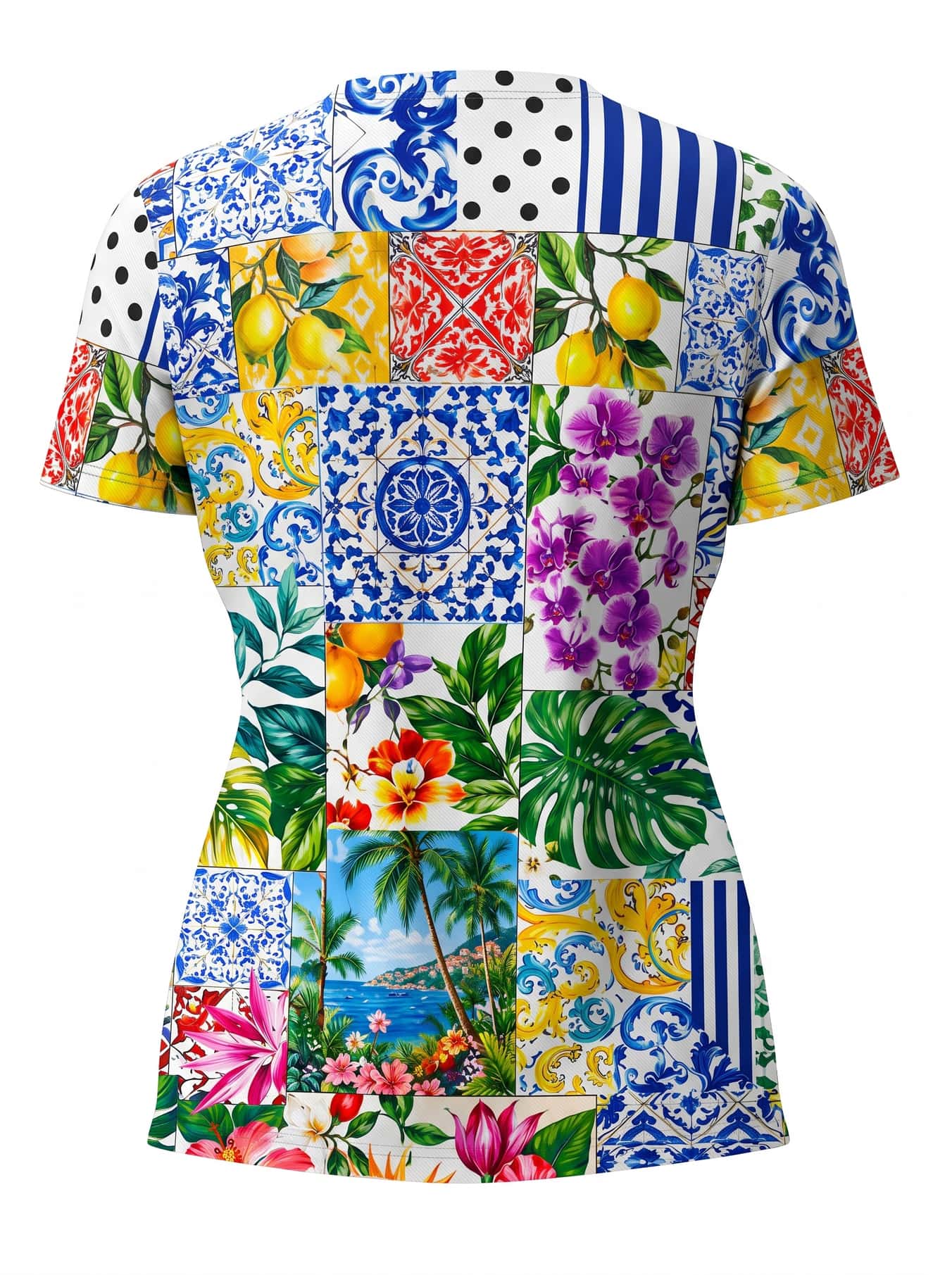 "Kisiwa" V-Neck T-Shirt