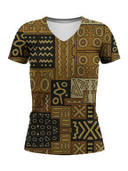 Sankofa V-Neck T-Shirt