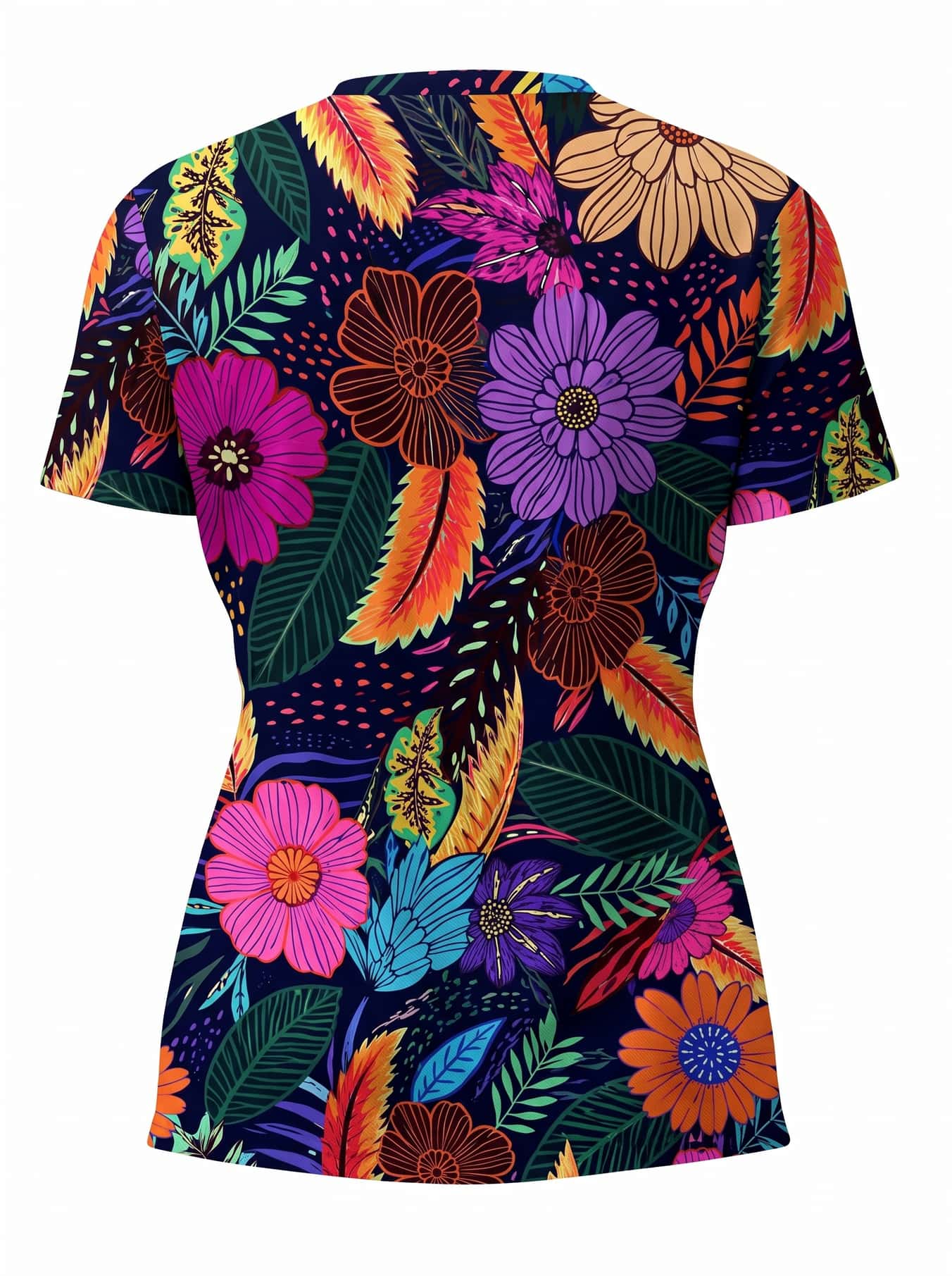 "Bustani" V-Neck T-Shirt