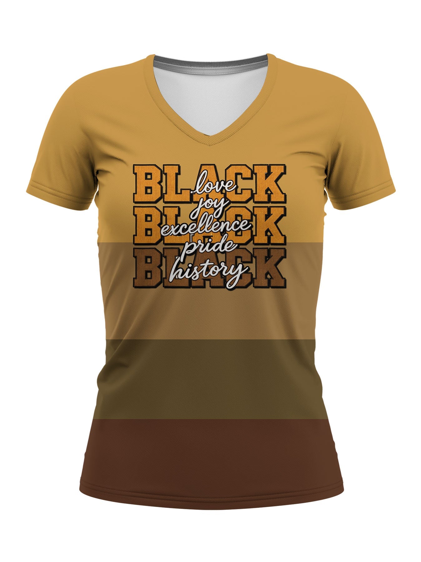 Black Excellence V-Neck T-Shirt