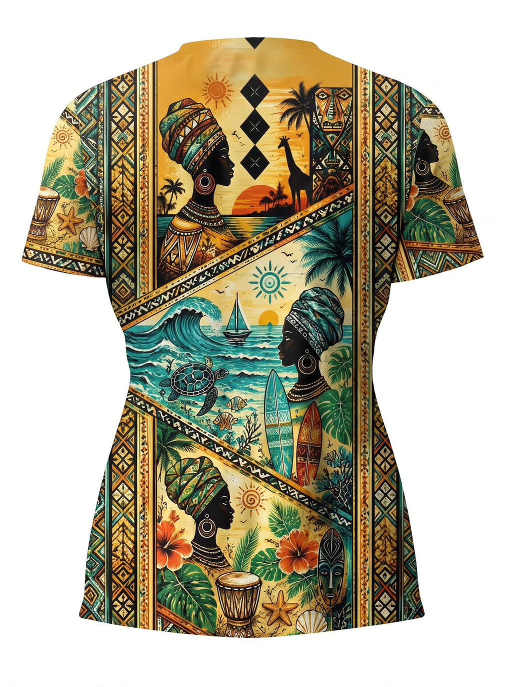 "Safari" V-Neck T-Shirt