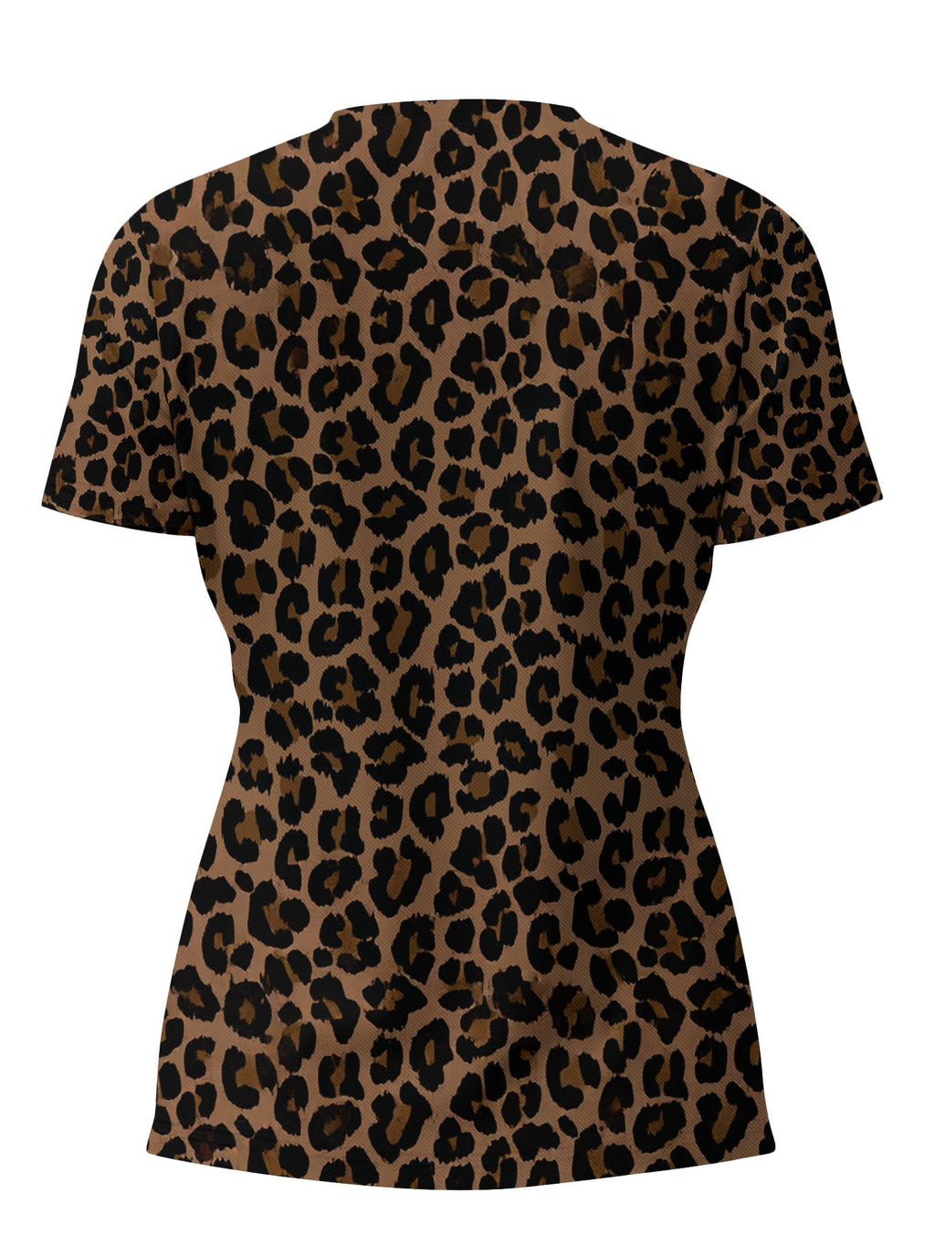Unstoppable Brown Leopard V-Neck T-Shirt
