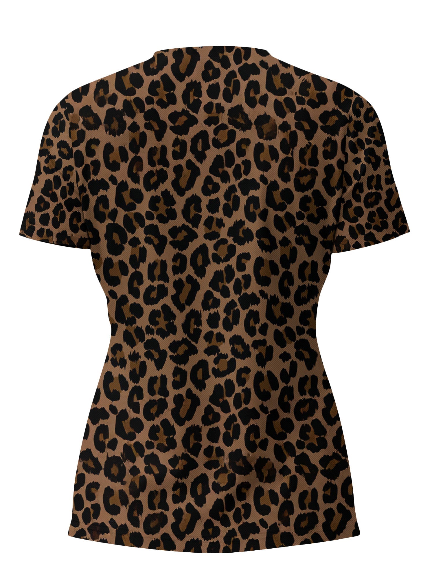 Unstoppable Brown Leopard V-Neck T-Shirt