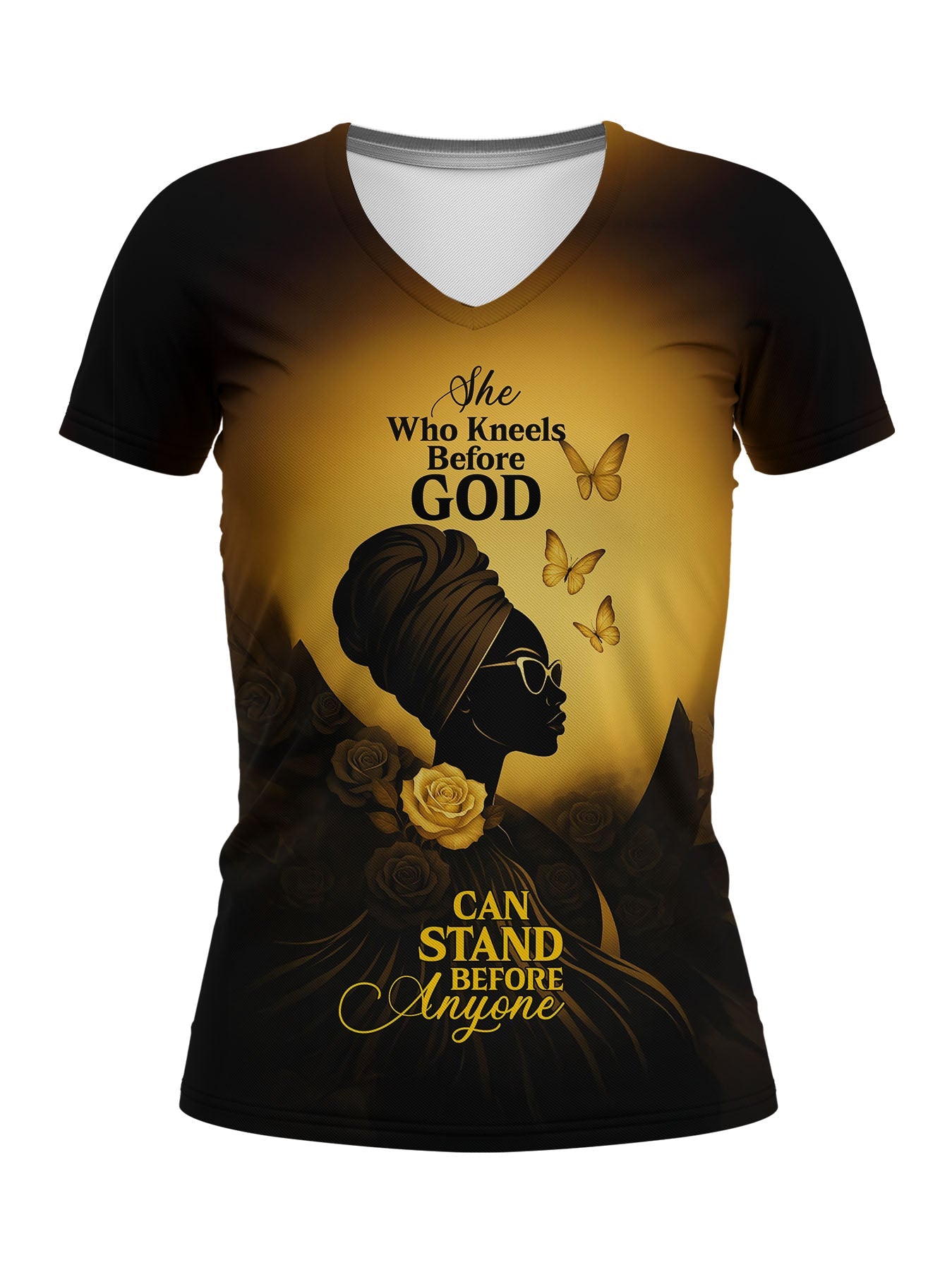 "Selah" V-Neck T-Shirt