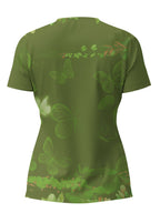 Green Orchid V-Neck T-Shirt