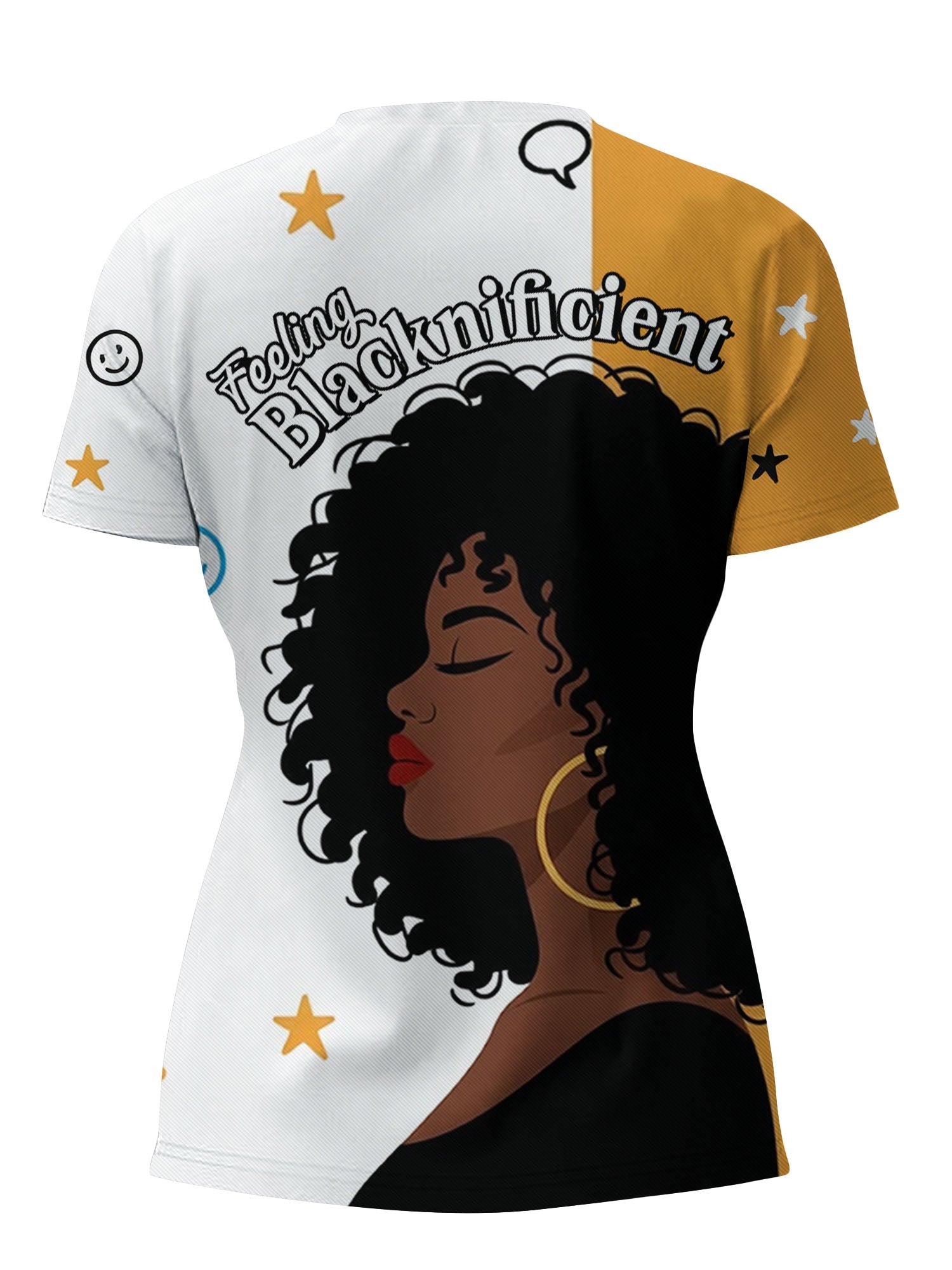 Feeling Blacknificient V-neck T-shirt