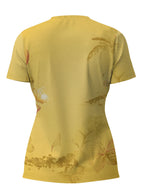 Yellow Orchid V-Neck T-Shirt