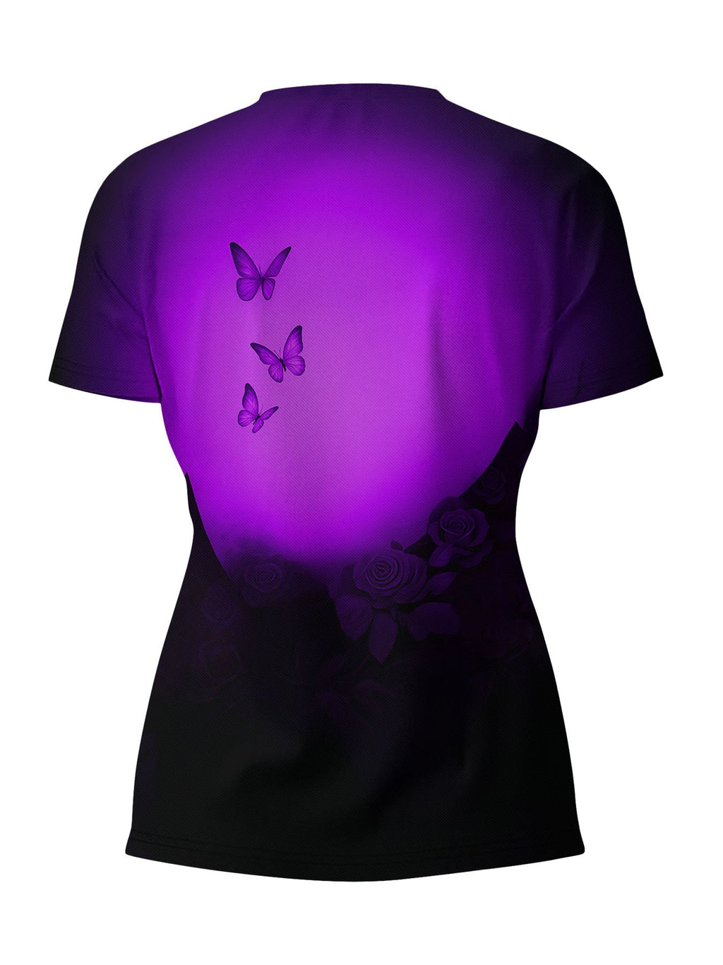 "Selah" Purple V-Neck T-Shirt