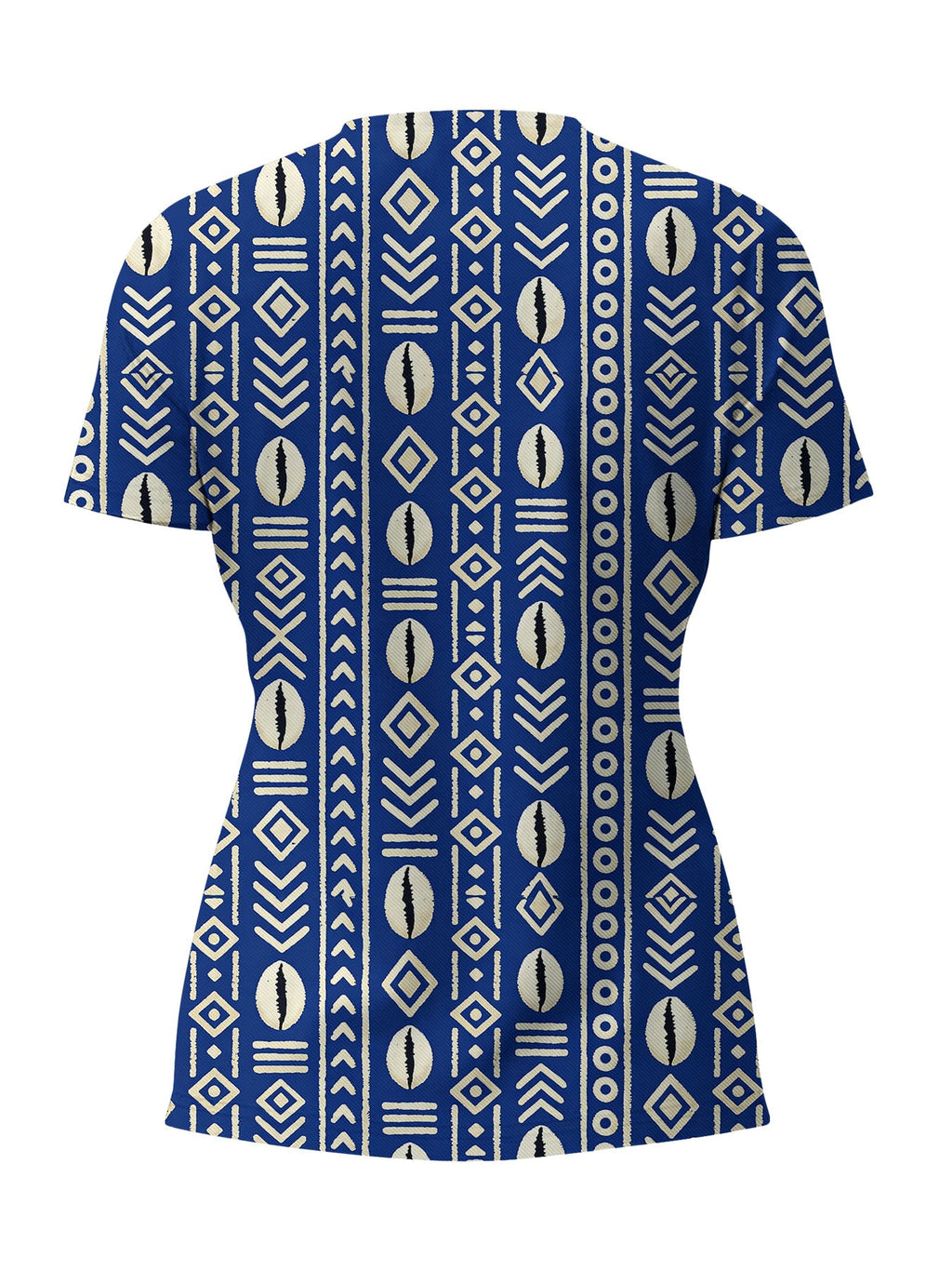 "Oshun" Royal Blue V-Neck T-Shirt