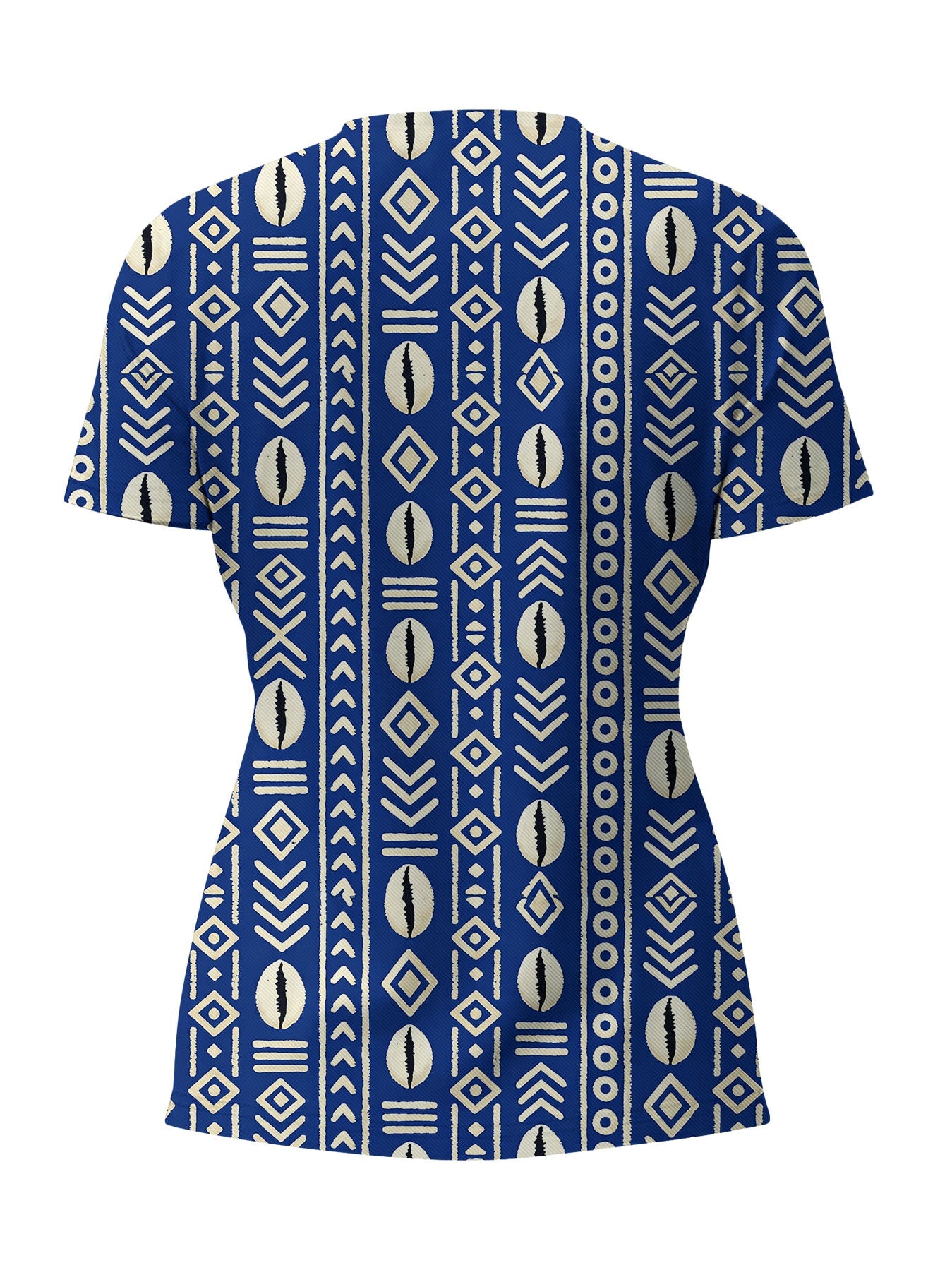 "Oshun" Royal Blue V-Neck T-Shirt